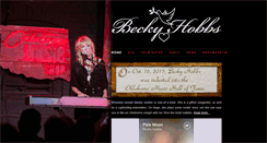 Desktop Screenshot of beckyhobbs.com